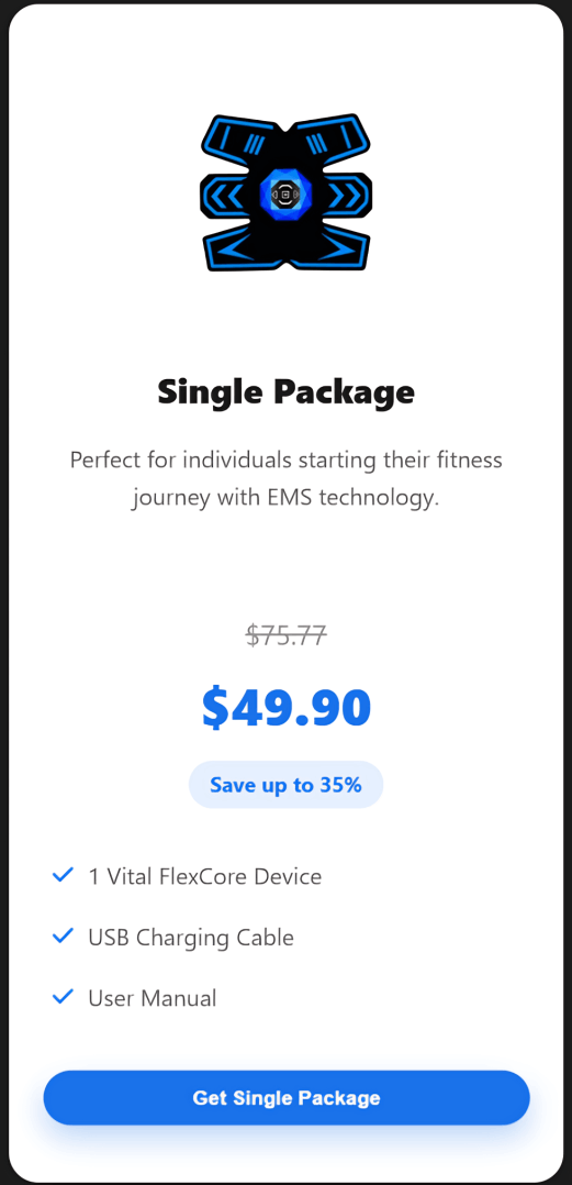 Vital Flex Core offer price 